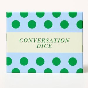 kate spade x Target Coversation Dice 2+ Player Game Incl 2 Dice & Glass Timer